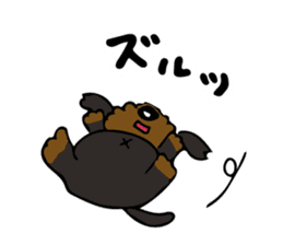 The wire dachshund which is a fatty3 sticker #11214297