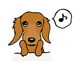 The wire dachshund which is a fatty3 sticker #11214311