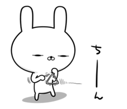 Likes and dislikes rabbit sticker #11214440