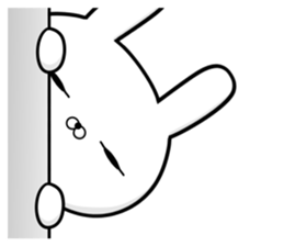 Likes and dislikes rabbit sticker #11214443