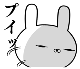 Likes and dislikes rabbit sticker #11214454