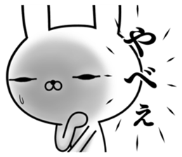 Likes and dislikes rabbit sticker #11214467