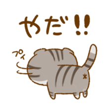 Capricious Scottish Fold sticker #11214896