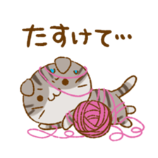 Capricious Scottish Fold sticker #11214906