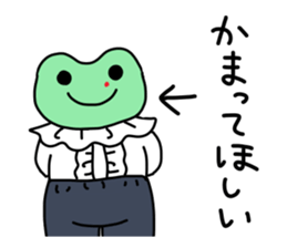 Nosebleed frog "RURU"3 sticker #11215776