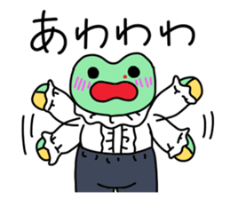Nosebleed frog "RURU"3 sticker #11215778