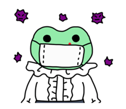 Nosebleed frog "RURU"3 sticker #11215796
