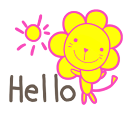 oncyan of lion sticker #11215862