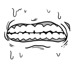 cartoonmouth sticker #11216016