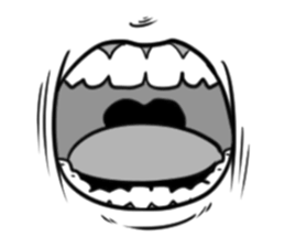 cartoonmouth sticker #11216026