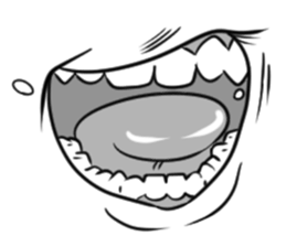 cartoonmouth sticker #11216027