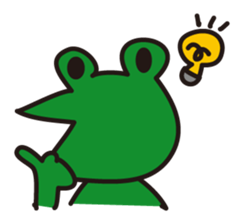 Nohohon Lazy Frog sticker #11216256