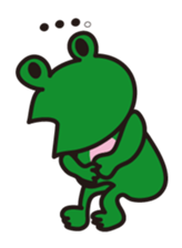 Nohohon Lazy Frog sticker #11216261