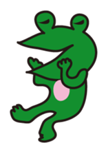 Nohohon Lazy Frog sticker #11216263
