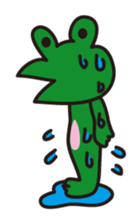 Nohohon Lazy Frog sticker #11216265