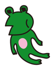 Nohohon Lazy Frog sticker #11216267