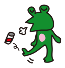 Nohohon Lazy Frog sticker #11216271