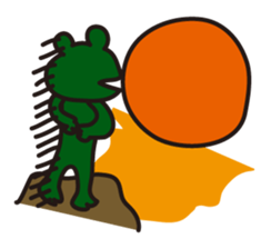 Nohohon Lazy Frog sticker #11216272