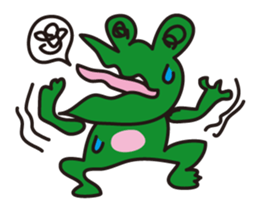 Nohohon Lazy Frog sticker #11216277