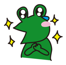 Nohohon Lazy Frog sticker #11216279