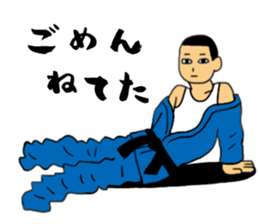 Poker face of athletes sticker #11216605