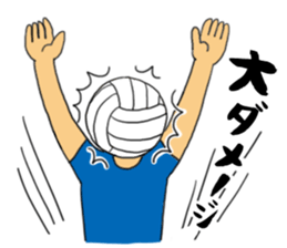 Poker face of athletes sticker #11216631