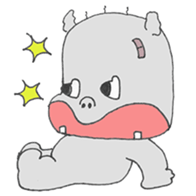 kabakichi of Hippopotamus sticker #11216762