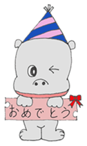 kabakichi of Hippopotamus sticker #11216764