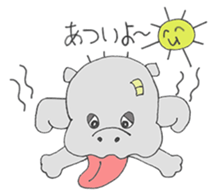 kabakichi of Hippopotamus sticker #11216766
