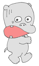 kabakichi of Hippopotamus sticker #11216774