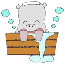 kabakichi of Hippopotamus sticker #11216777