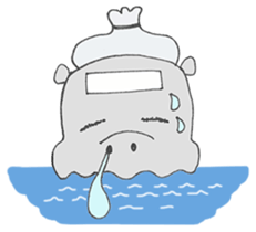 kabakichi of Hippopotamus sticker #11216779