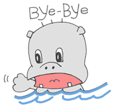 kabakichi of Hippopotamus sticker #11216781