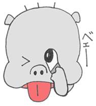 kabakichi of Hippopotamus sticker #11216783