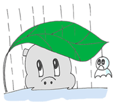kabakichi of Hippopotamus sticker #11216785