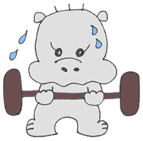 kabakichi of Hippopotamus sticker #11216787