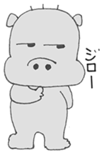 kabakichi of Hippopotamus sticker #11216790