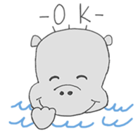 kabakichi of Hippopotamus sticker #11216792