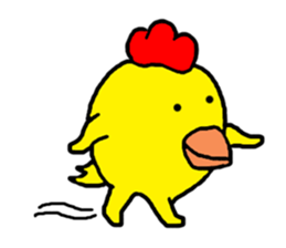 Chicken Piyoko part2 sticker #11217365