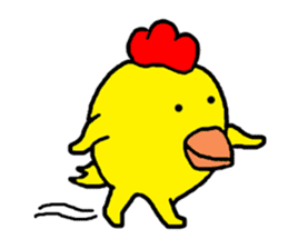Chicken Piyoko part2 sticker #11217365