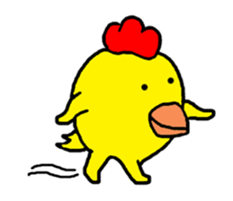 Chicken Piyoko part2 sticker #11217365