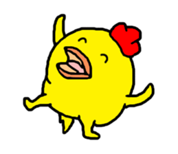 Chicken Piyoko part2 sticker #11217366