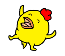 Chicken Piyoko part2 sticker #11217366