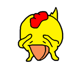 Chicken Piyoko part2 sticker #11217367