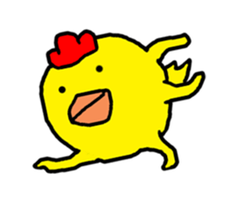 Chicken Piyoko part2 sticker #11217371
