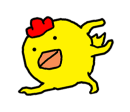 Chicken Piyoko part2 sticker #11217371