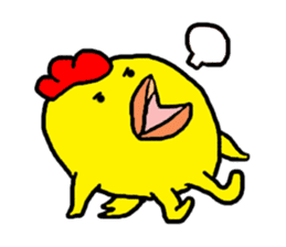 Chicken Piyoko part2 sticker #11217378