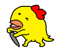 Chicken Piyoko part2 sticker #11217379