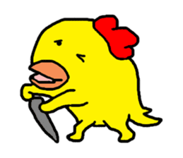 Chicken Piyoko part2 sticker #11217379