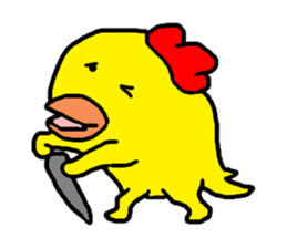 Chicken Piyoko part2 sticker #11217379